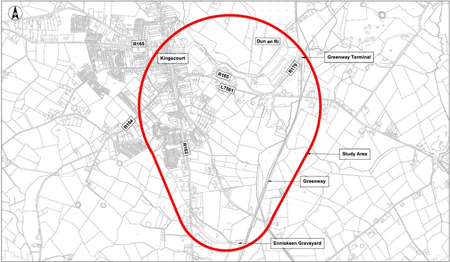 Kingscourt Town Permeability Link to the Navan & Kingscourt Greenway